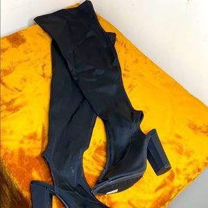 Peep Toe Over the Knee Boots